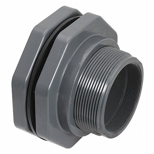 Tank Connector bulkhead Polyprop 1/2" to 2" Bspp 