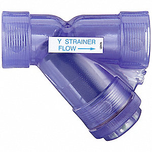 Y-STRAINER,1 1/2 IN,THREADED