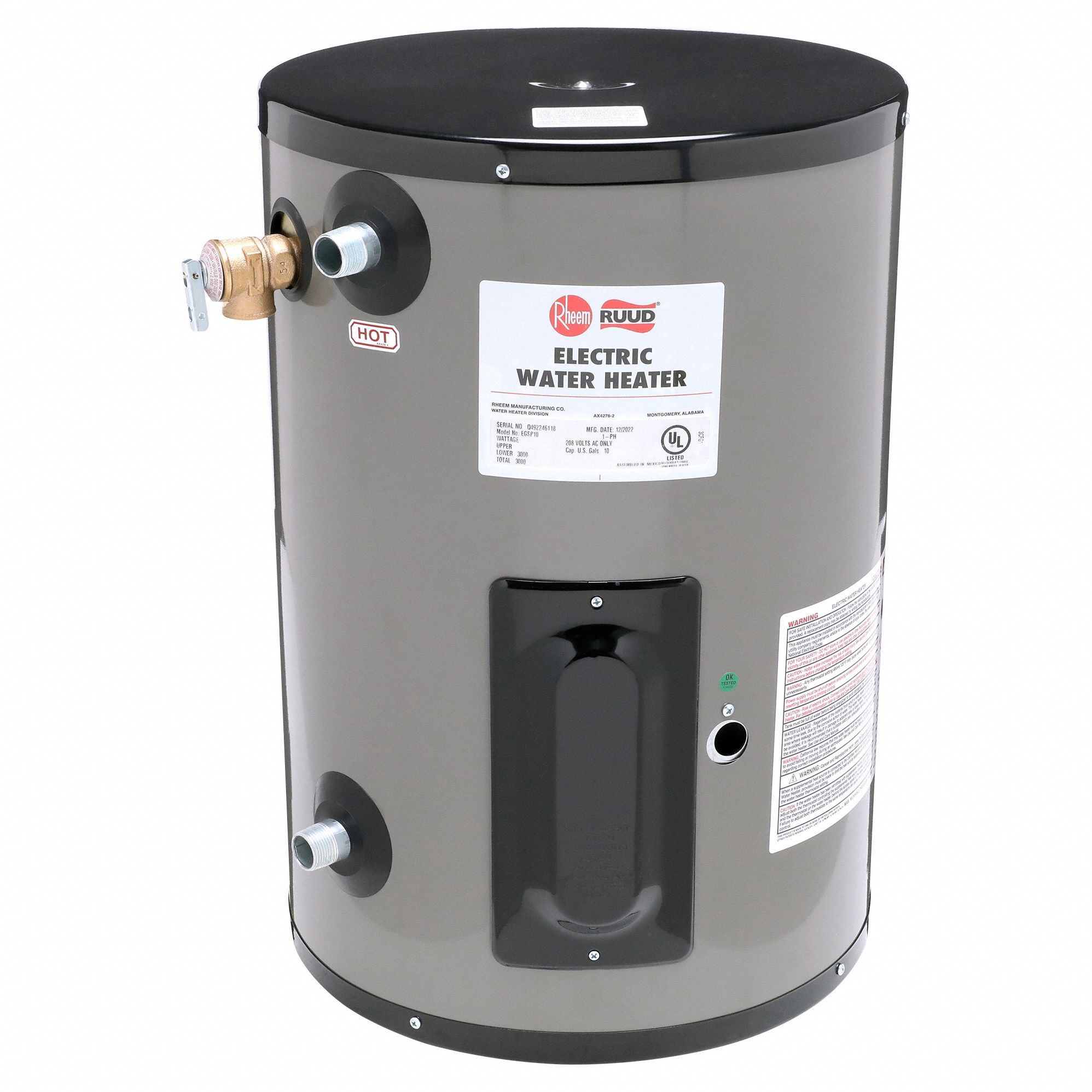 Residential Electric Water Heaters - Ruud-MEA