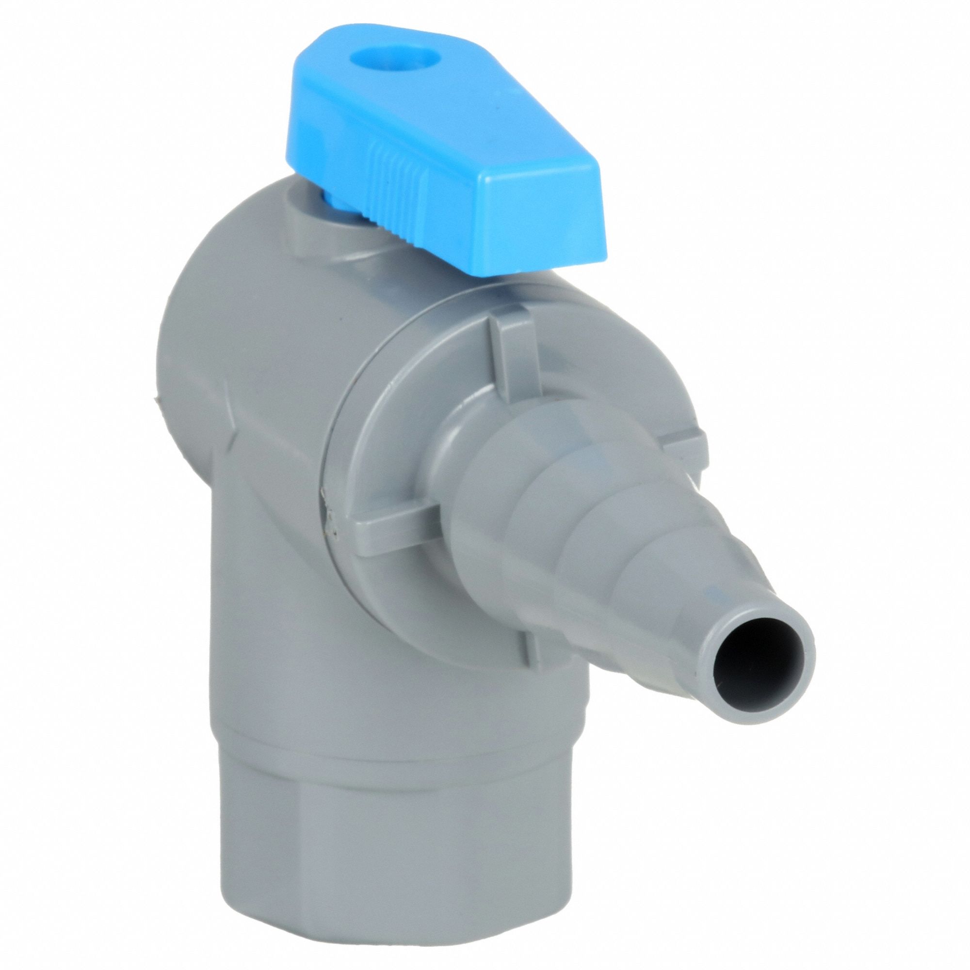 3/8 in, PVC, Manual Two-Way Ball Valve - 3CGV1|PVC 657-6FTB-F - Grainger