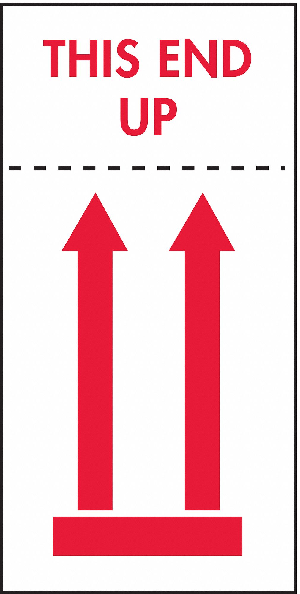 INSTRUCTIONAL LABEL,  ARROWS, PK500