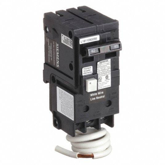 Beide microfoon Verbazing SIEMENS, 40 A Amps, 120/240V AC, Miniature Circuit Breaker - 3CNL9|QF240A -  Grainger