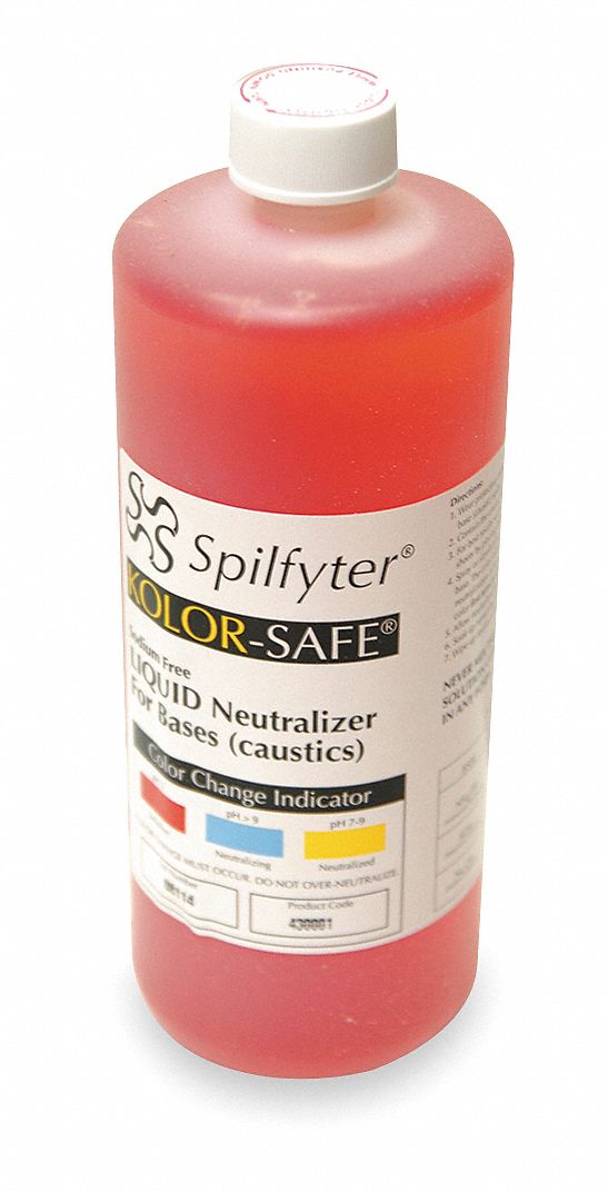 SPILFYTER, Bases, 1 Quart Bottle, Base Neutralizer - 3CNX1|430001 ...