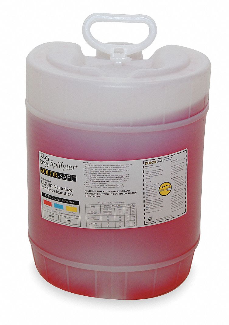Liquid Neutralizer: Liquid, 5 gal Carboy, Red