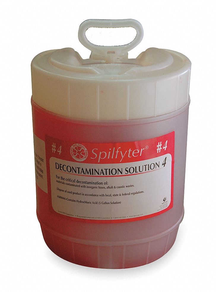 SPILFYTER Decontamination Solution 4 3CNZ3680044 Grainger