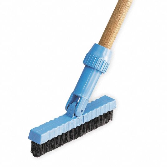 Tough Guy Swivel Tile and Grout Brush,Blue Handle 3CPH2