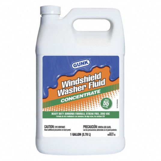 GUNK, 1 gal Container Size, 32°F Freezing Point, Windshield Washer