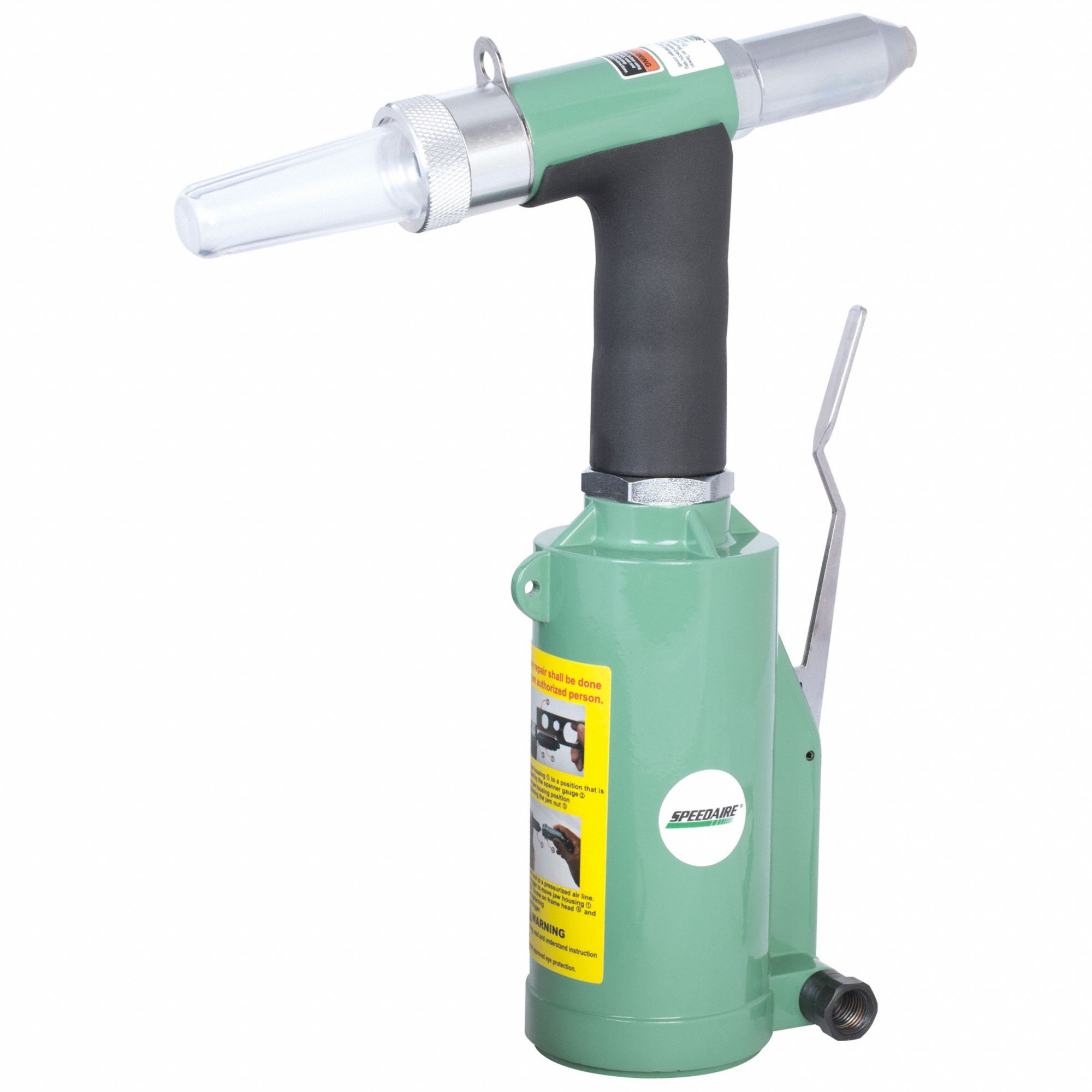 RIVET TOOL, 5/8 IN STROKE L, 1,983 LBF PULLING FORCE, GENERAL DUTY, 100 PSI MAXIMUM AIR PRESSURE