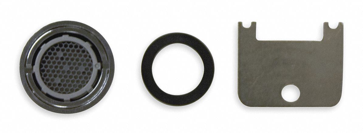 Outlet: 2 gpm Flow Rate, Laminar Flow Outlet, Brass, Chrome Finish