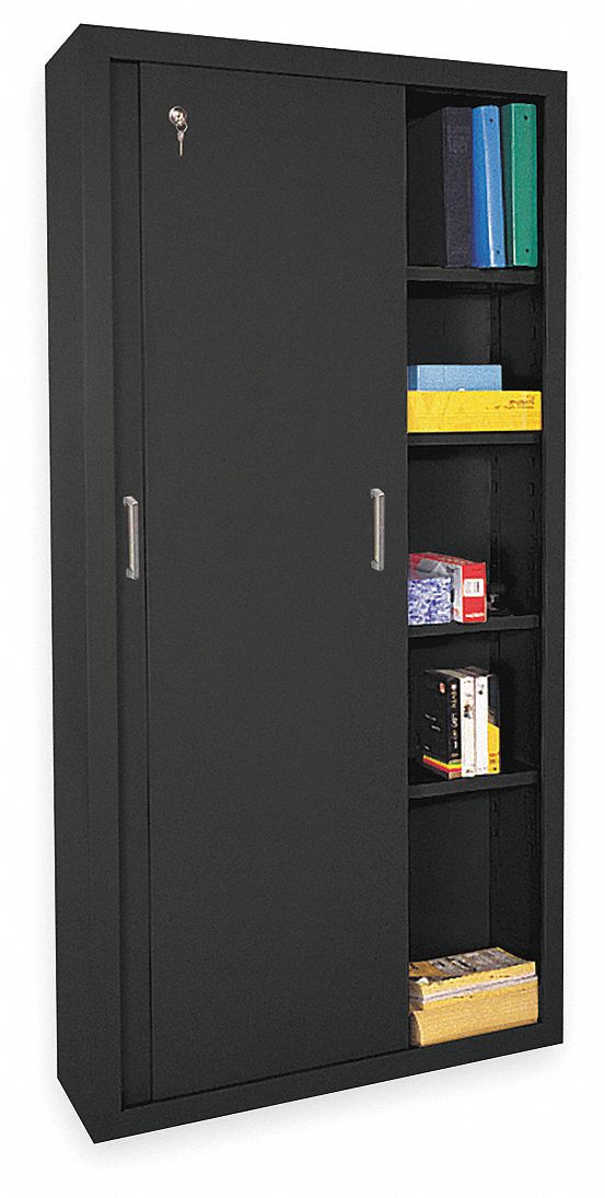 Sliding Door Office Storage Cabinets Grainger Industrial Supply