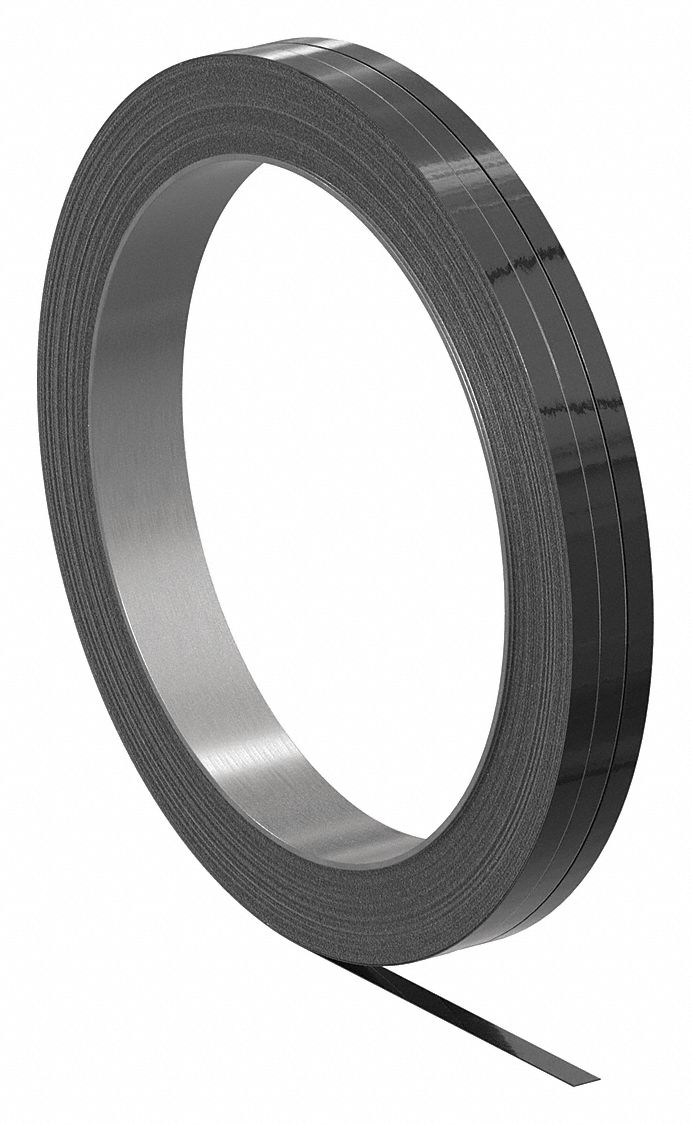 STEEL STRAPPING, 0.029 IN STRAPPING THICKNESS, 3,205 LB BREAK STRENGTH, OSCILLATED