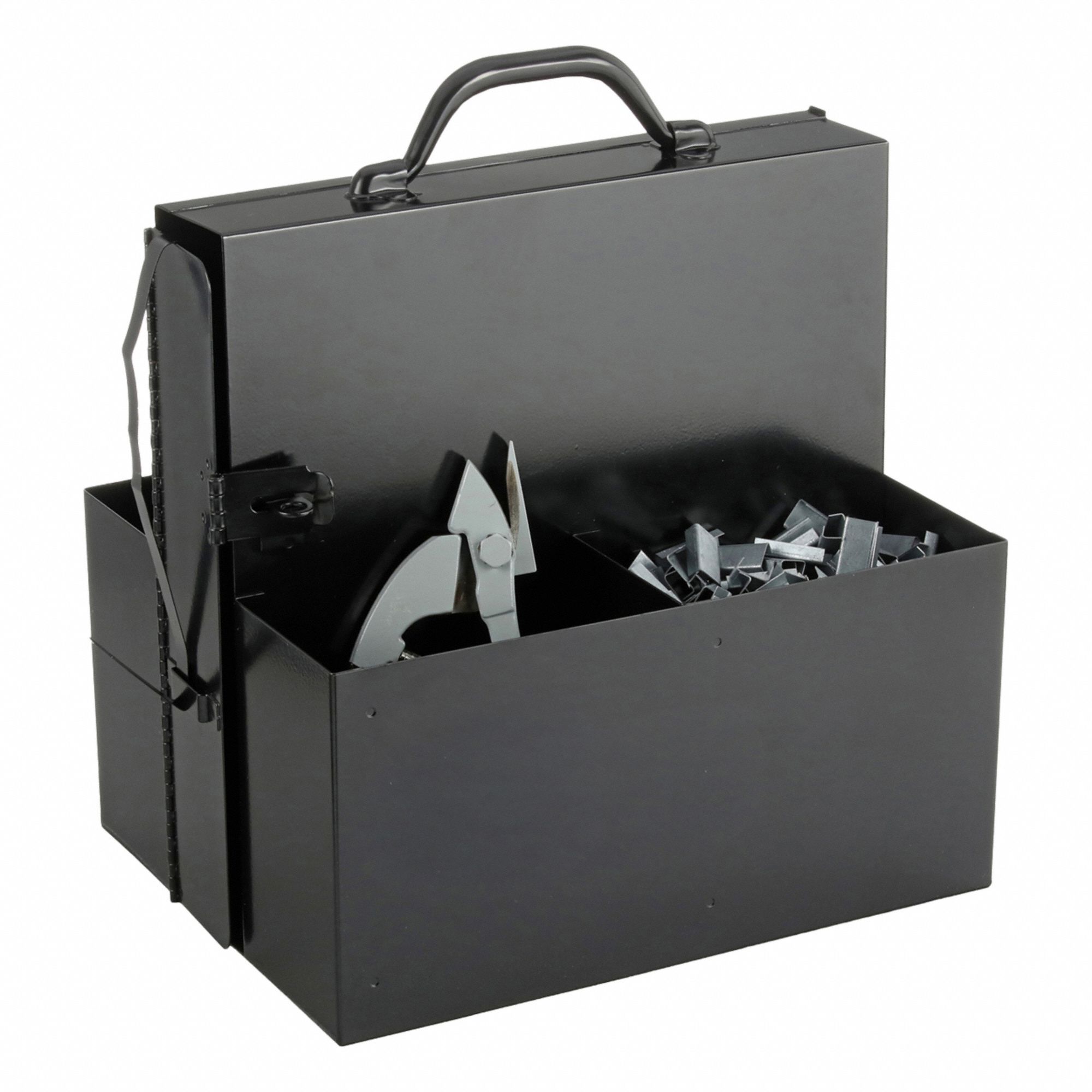 Steel Strapping Kit: Fits 1/2 in Strap Wd, 0.02 in Thick, 1, 180 lb Break Strength, Oscillated