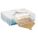 SANDWICH BAG, FLIP TOP, 7 IN L, 7 IN W, CLEAR, RECLOSABLE, 1,000 PK