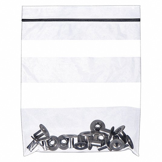 1.75 mil Thick, 7 in Wd, Reclosable Poly Bag - 3CTZ8|3CTZ8 1.75 mil Thick, 7 in Wd, Reclosable Poly Bag - 3CTZ8|3CTZ8