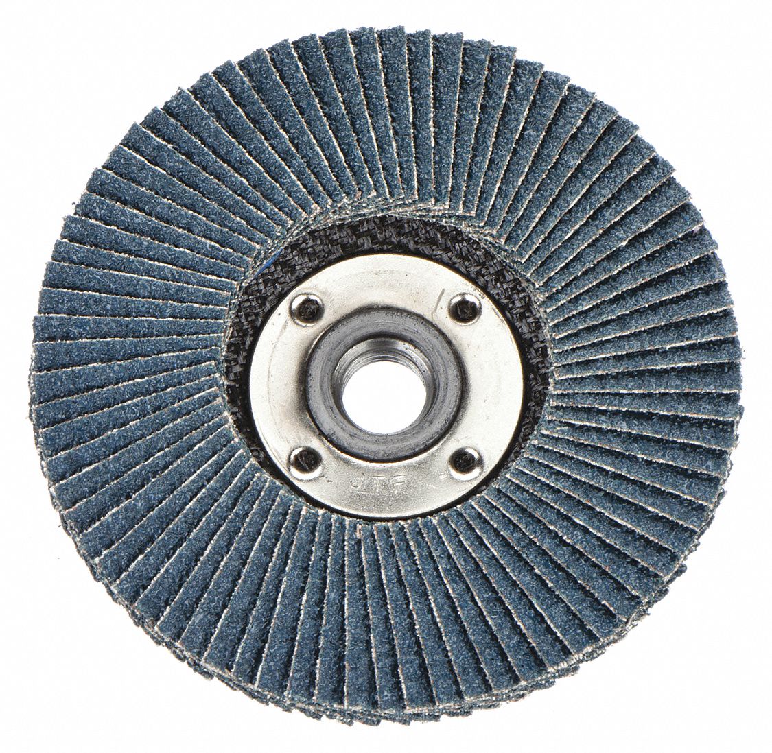 Flap Disc: Type 27, 4-1/2" x 5/8"-11, Zirconia Alumina, 40 Grit, Phenolic Bk, High Density