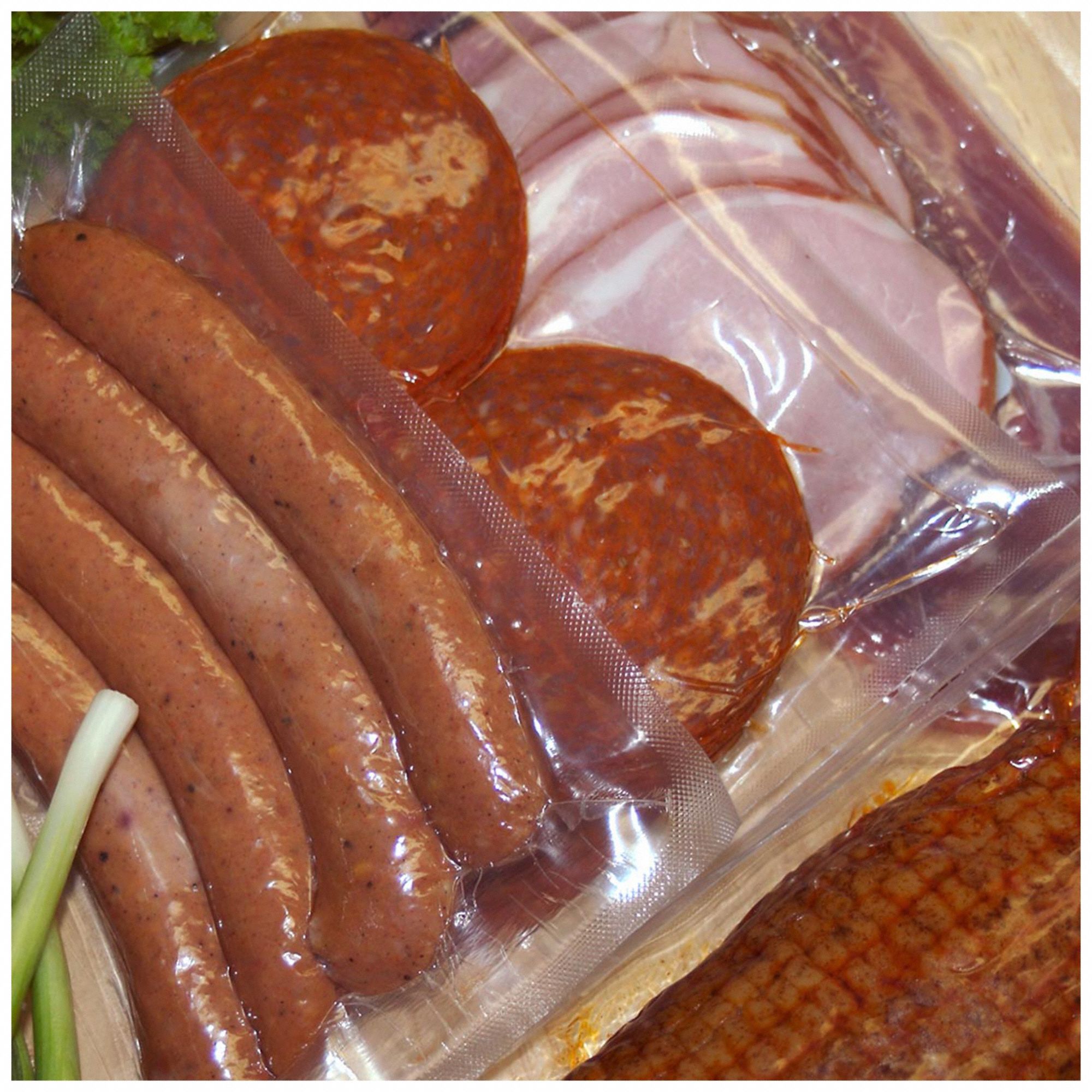 Vacuum Sealer Bag: 5 in Overall Wd, Clear, Triple Seal, FDA/USDA, 3 mil Thick, Flat Bag, 1, 000 PK