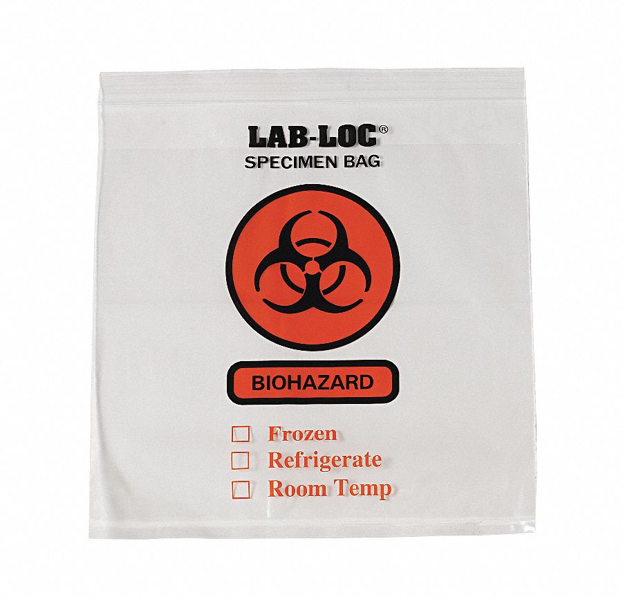 SPECIMEN TRANSFER BAG,CLEAR,PK1000