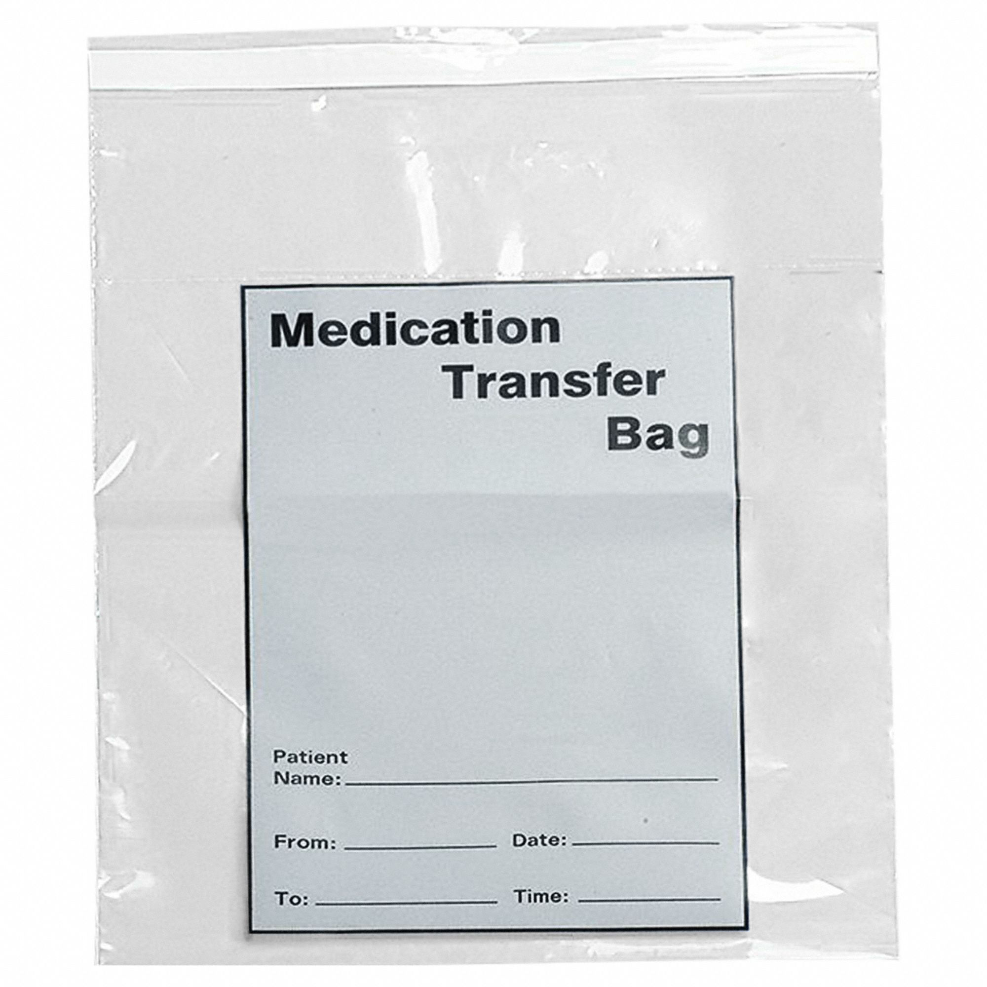 Biohazard Bags: 1/2 gal Capacity, 8 in Overall Wd, 10 in Overall Ht, LDPE, 1, 000 PK