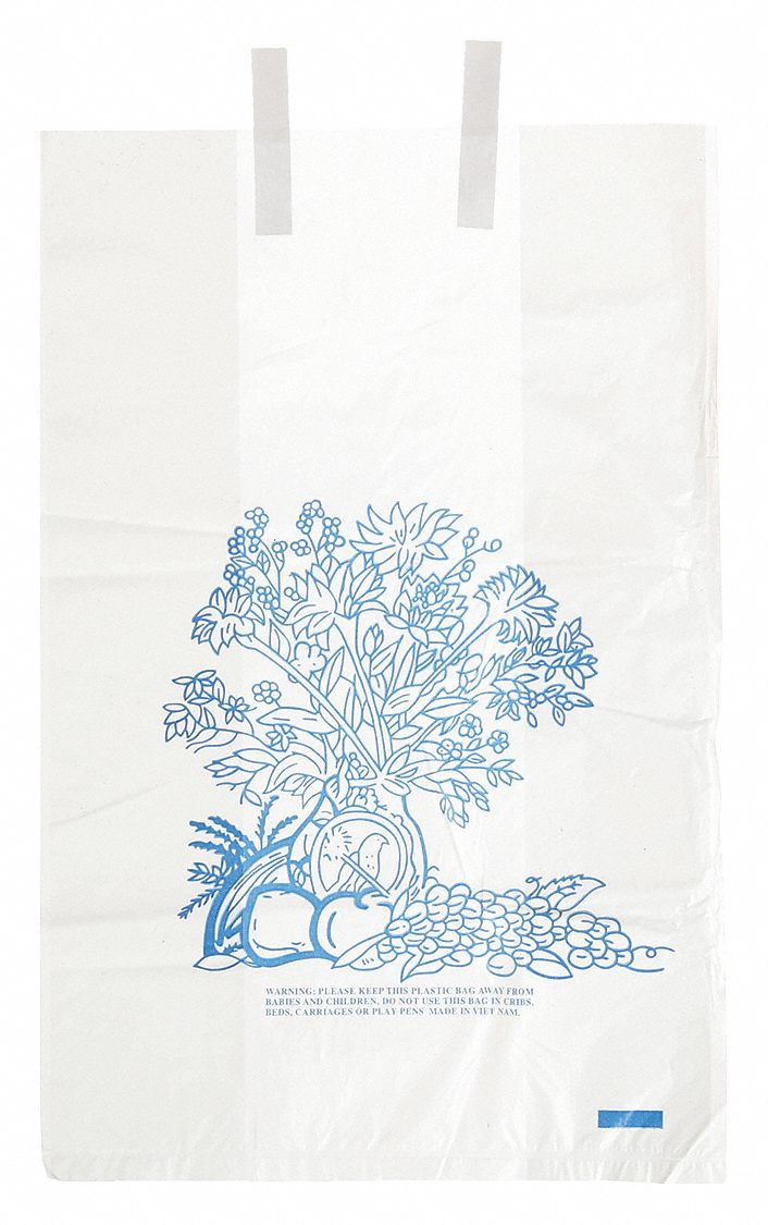 Trash Bags: 1/2 gal Capacity, 7 in Overall Wd, 11 in Overall Ht, HDPE, 2, 000 PK