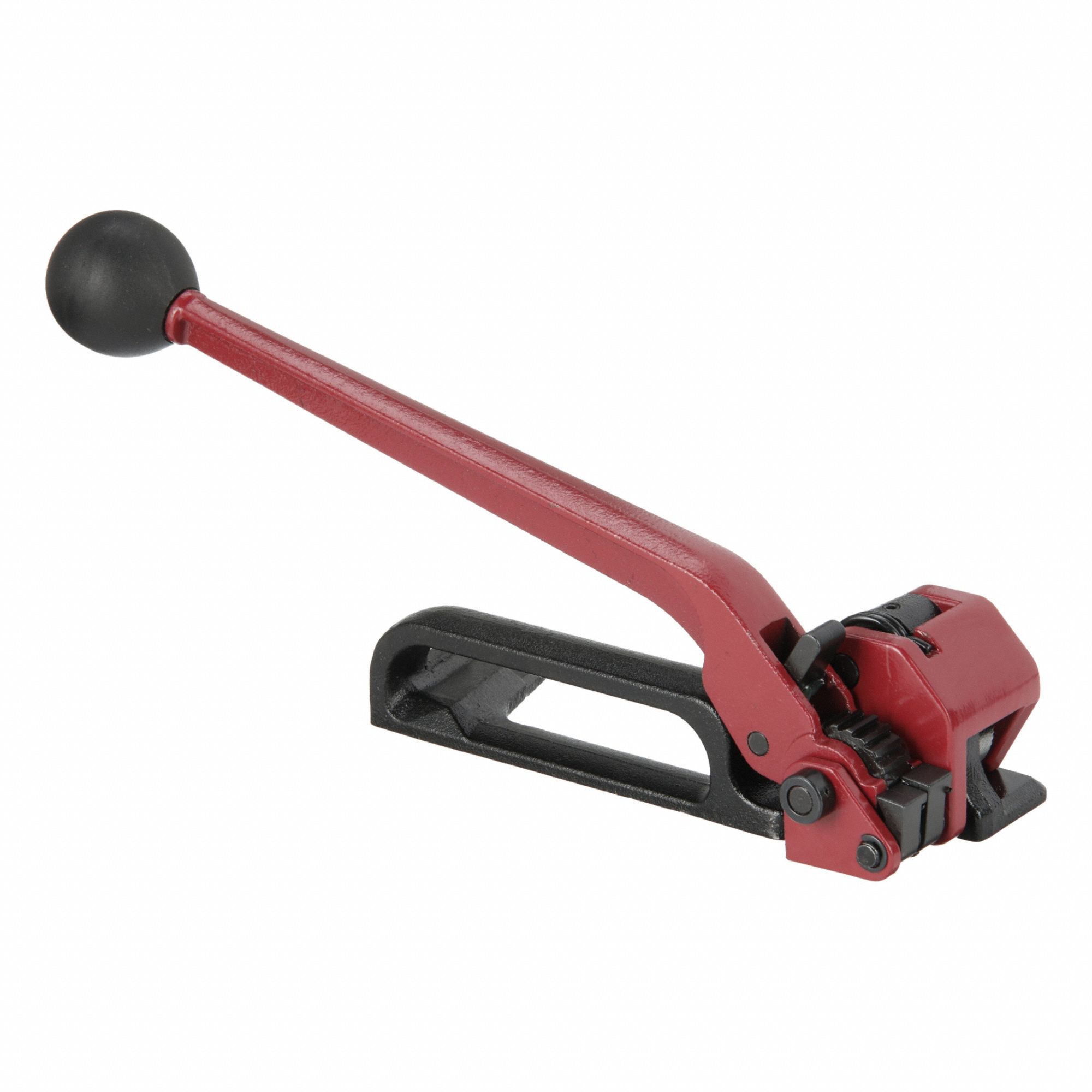 Strapping Tensioner: Fits 1/2 in to 3/4 in Strap Wd, Flat, 7 lb Tool Wt, Std Duty