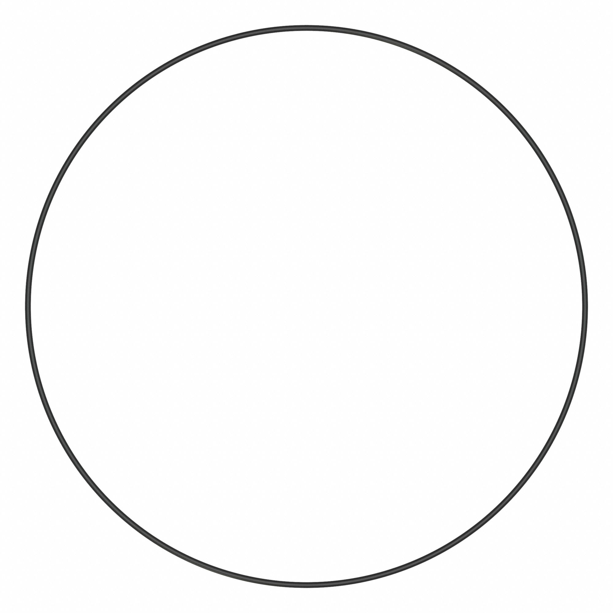 Backup O-Ring: Buna-N, Rectangular C.S. Shape, 1/16 in C.S., 5 1/4 in Inner Diam., 25 PK