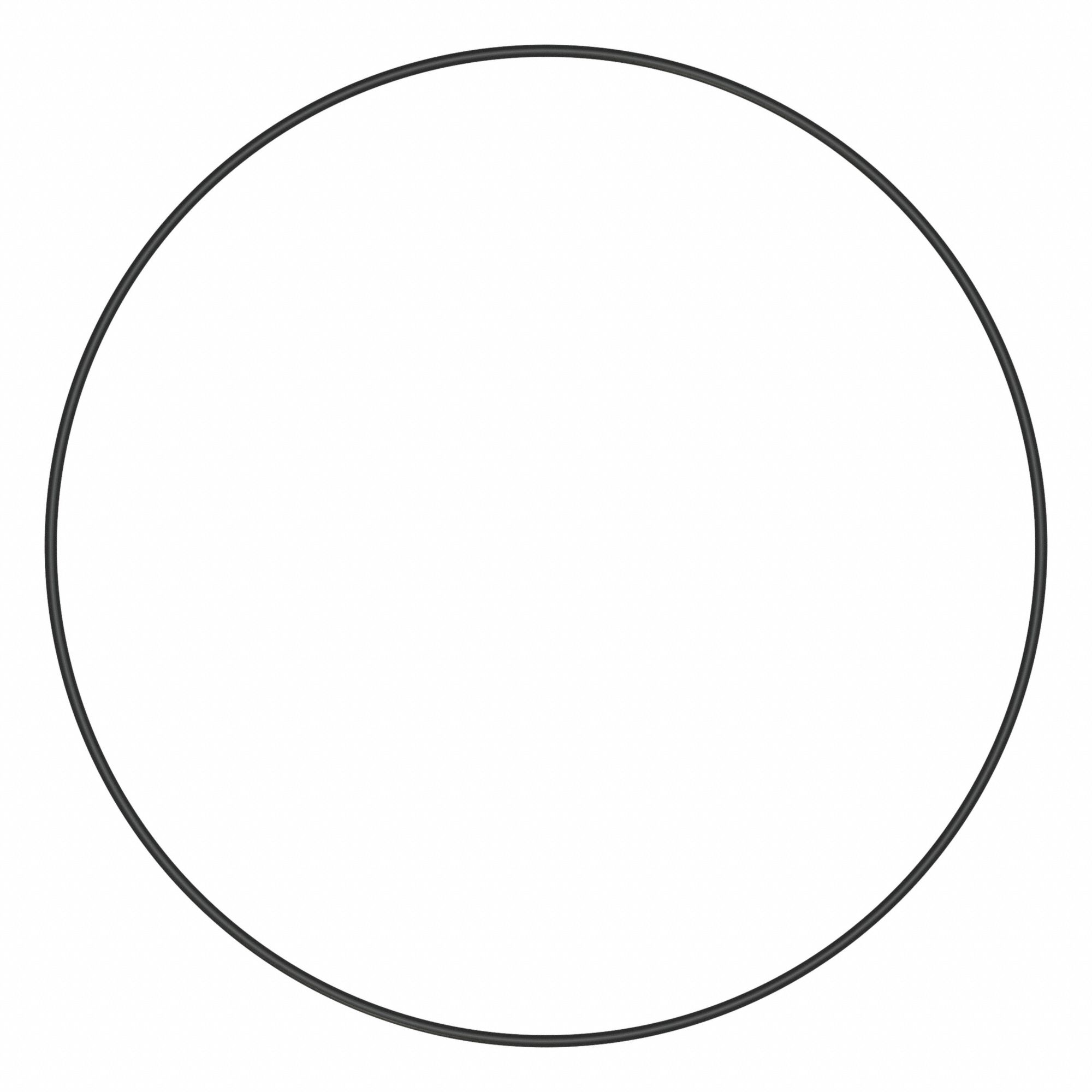 Backup O-Ring: Buna-N, Rectangular C.S. Shape, 1/16 in C.S., 4 1/2 in Inner Diam., 25 PK