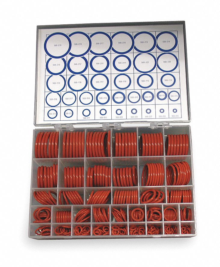 O-RING ASST,SILICONE,436 PCS,36SZS