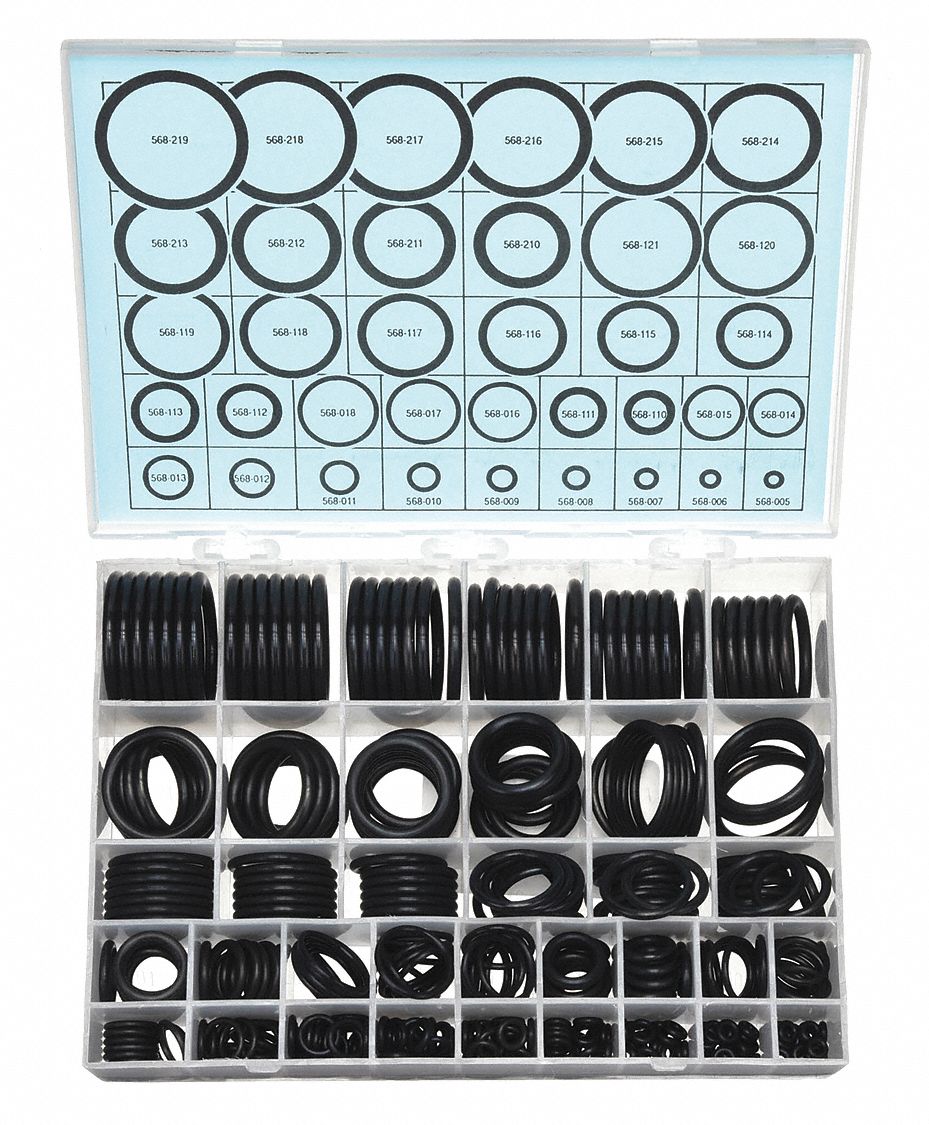 O-RING ASST,BUNA,436 PCS,36 SZS