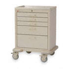 GENERAL MEDICAL SUPPLY CART,38 1/2 IN H