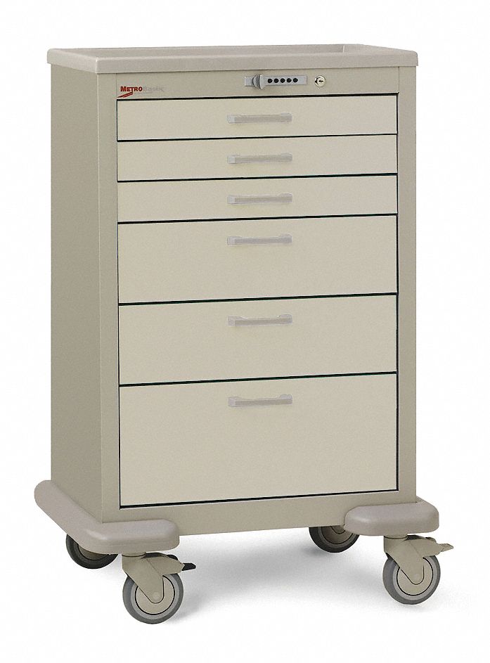 CHARIOT FOURNITURE MEDICALE TIROIR,H45PO