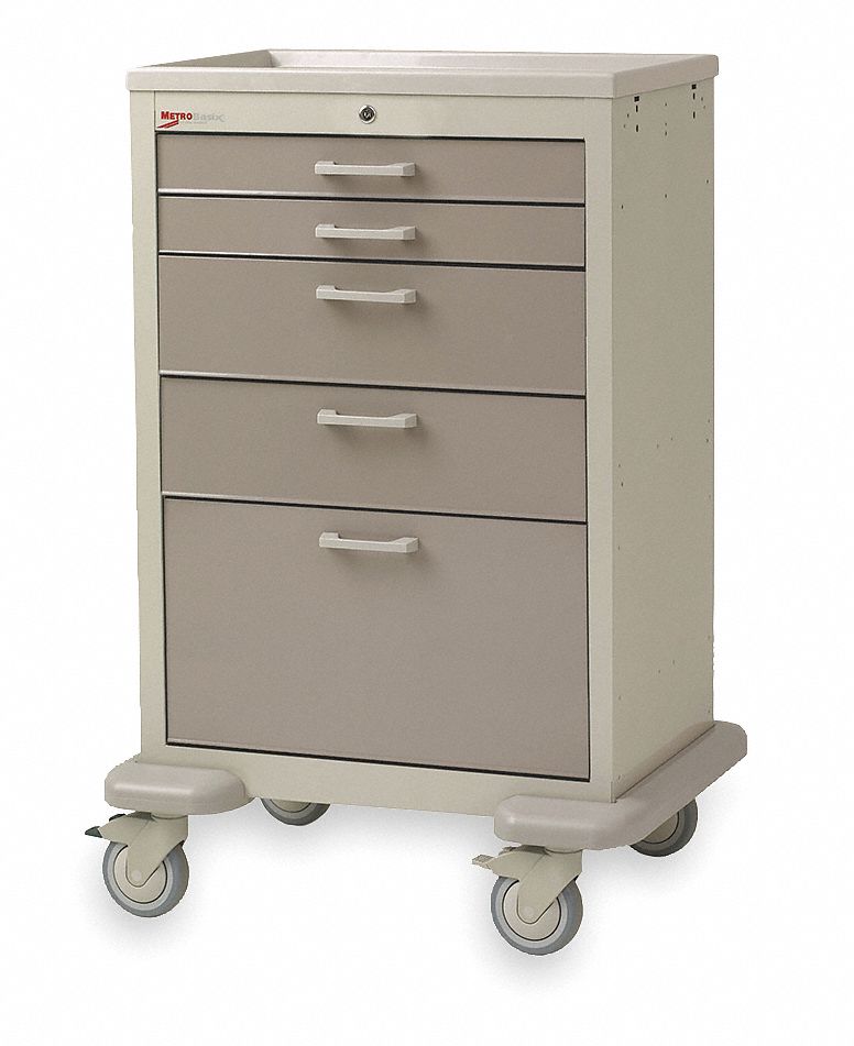 CHARIOT FOURNITURE MEDICALE TIROIR,H45PO
