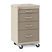 Compact General Medical Supply Carts with Drawers image