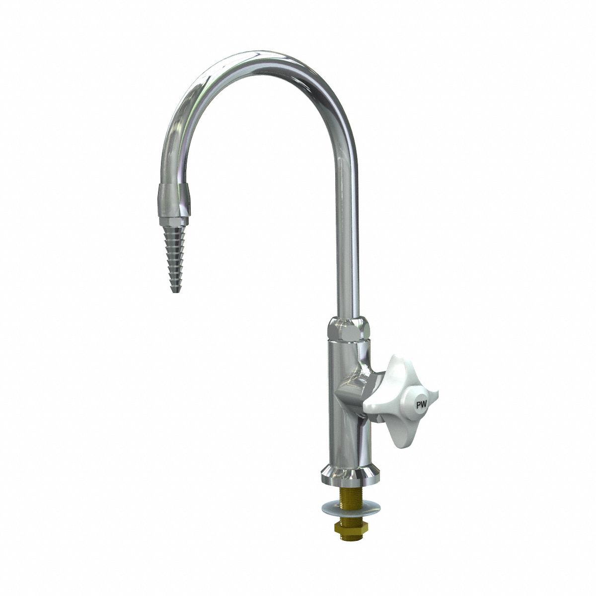 Gooseneck Chrome Brass 2.2gpm