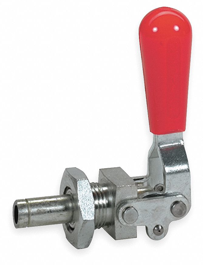 DESTACO Straight Line Clamp, Capacity 700 lb, Plunger Travel 25/8 in 3CXU2624SS Grainger