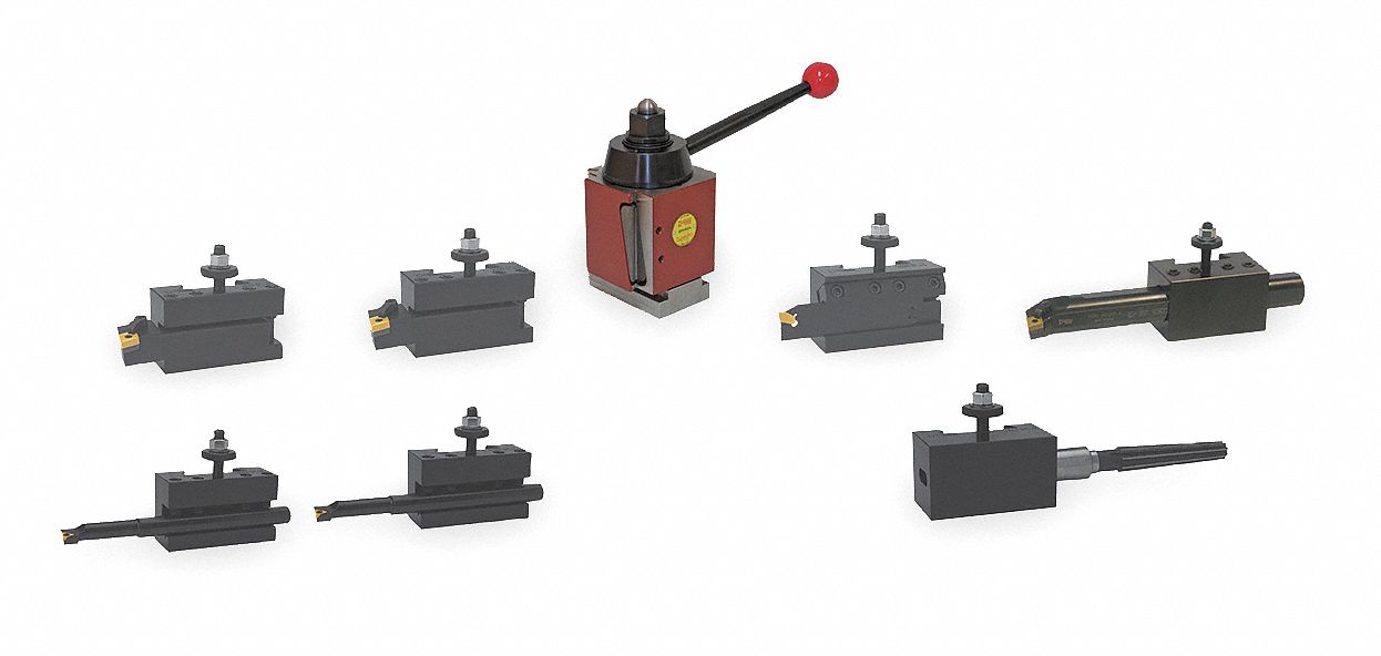 Tool Post & Holder Set, 8 PC, DA