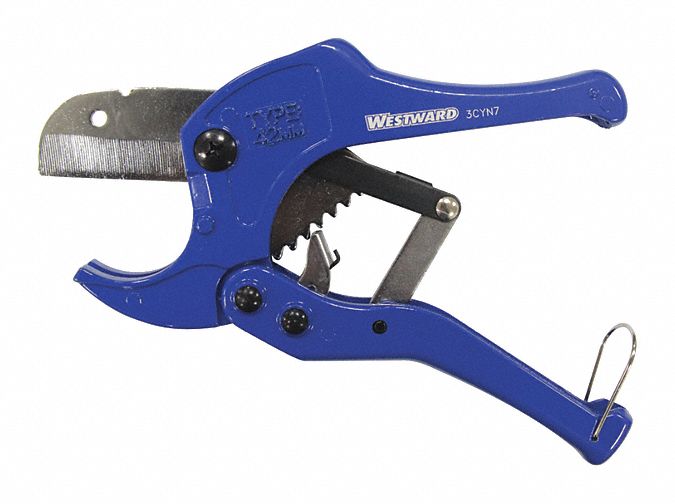 Tubing Cutter: 3/16 in – 1 11/16 in OD Cutting Capacity, Ratcheting Shear, 8 1/2 in Tool Lg