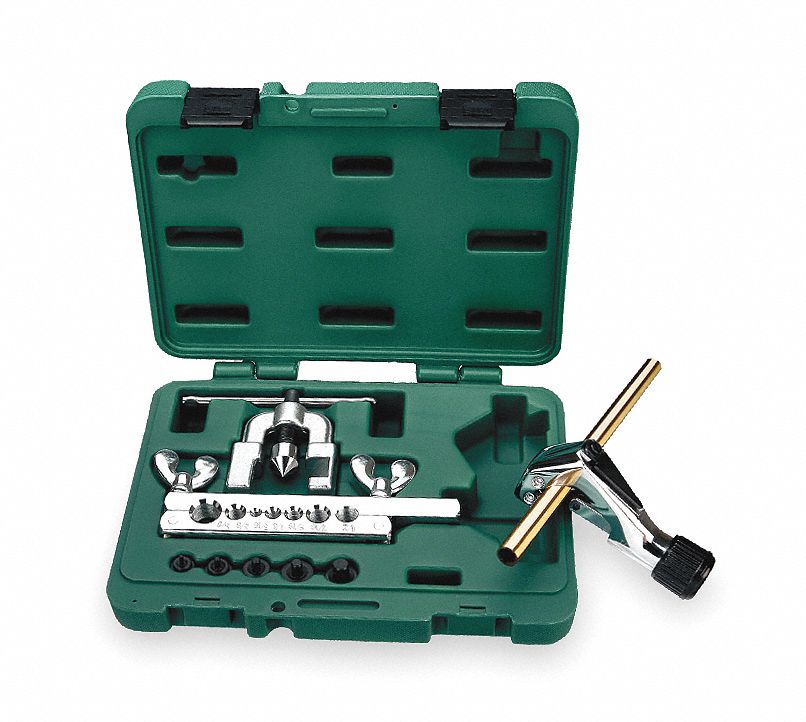 FLARING AND CUTTING SET,DOUBLE,8 PC