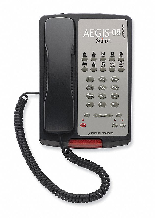 HOSPITALITY SPEAKERPHONE, BLACK