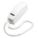 TRIMLINE PHONE, HOSPITALITY PHONES, SLIM ROOM PHONES, 205TMW, VOICEMAIL, INDOOR, WHITE