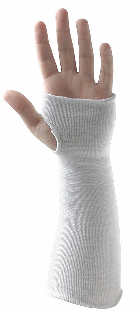 KnitSleeve, Wht, HPPE;Fiberglass;Polystr