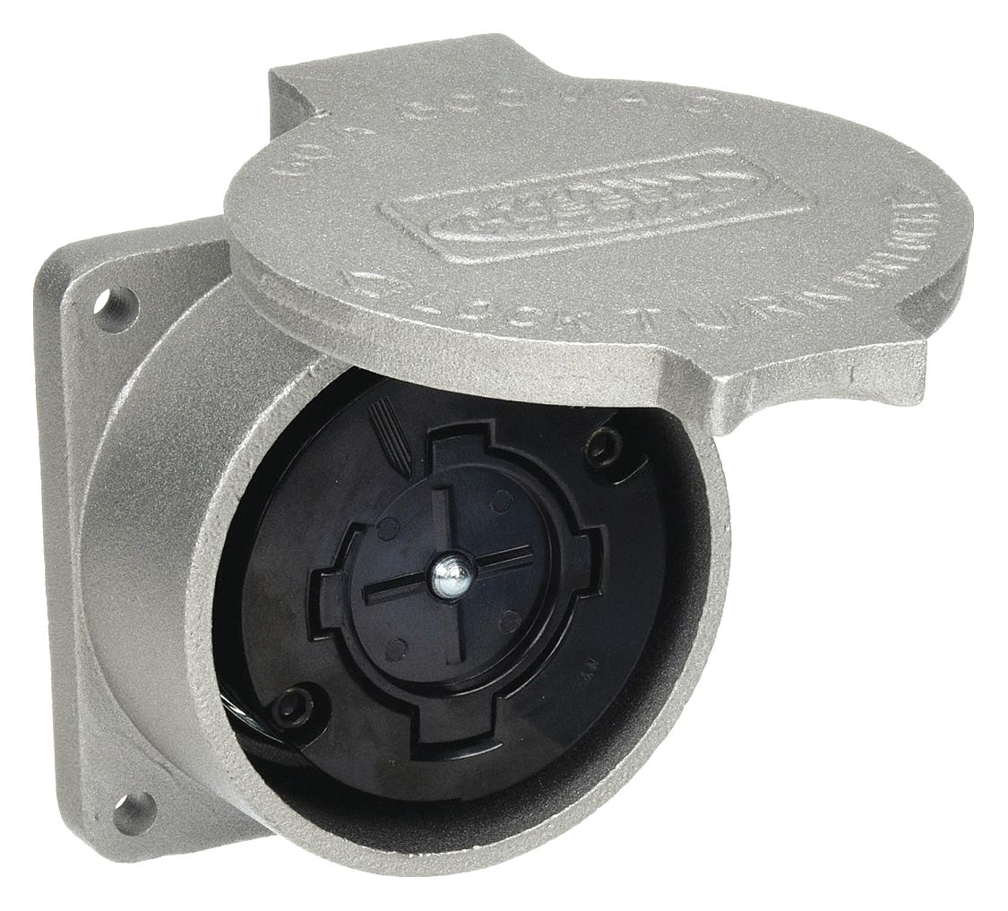 Non-NEMA, 60 A, Locking Receptacle - 3D079|HBL26410 - Grainger