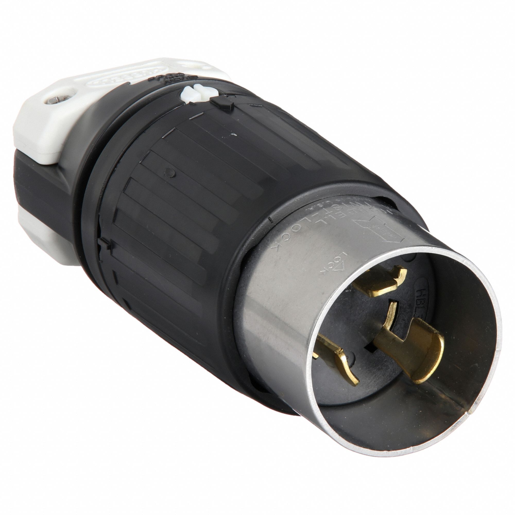 Locking Plug: 50 A, 250V DC/600V AC, 2 Poles