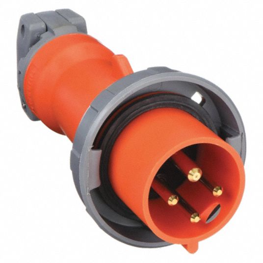 HUBBELL WIRING DEVICEKELLEMS, Zytel 801 Nylon, 30 Amps Plugs and