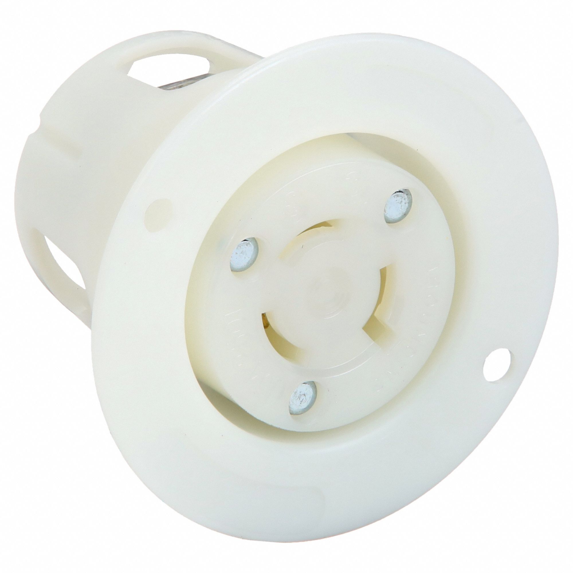 L6-15R, 15 A, Flanged Locking Receptacle - 3D153|HBL4585C - Grainger