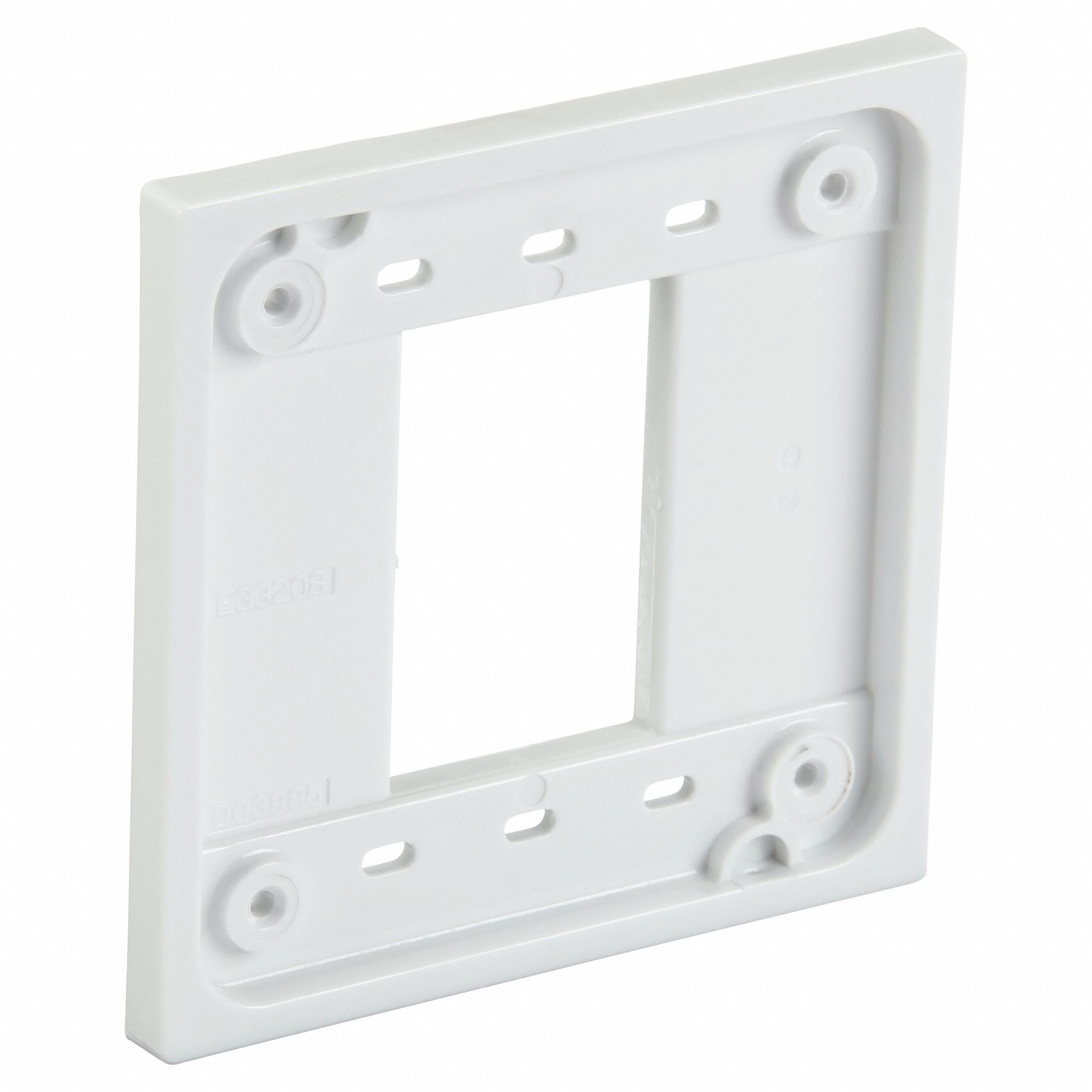 PLAQUE ADAPTATION 4PLEX BLANC