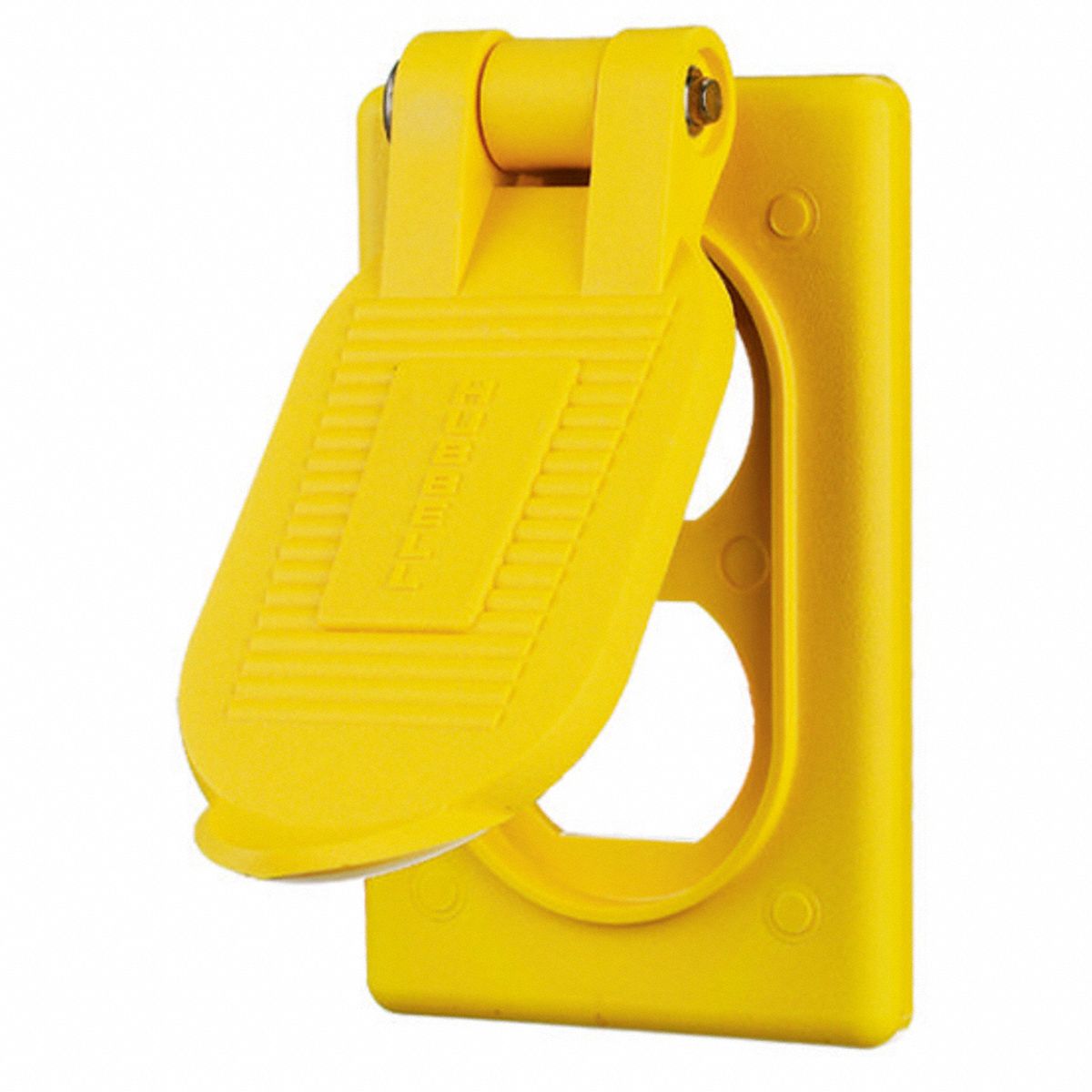 Hubbell Wiring Device-kellems HBL52CM22 Weatherproof Cover Vertical Yellow for sale online