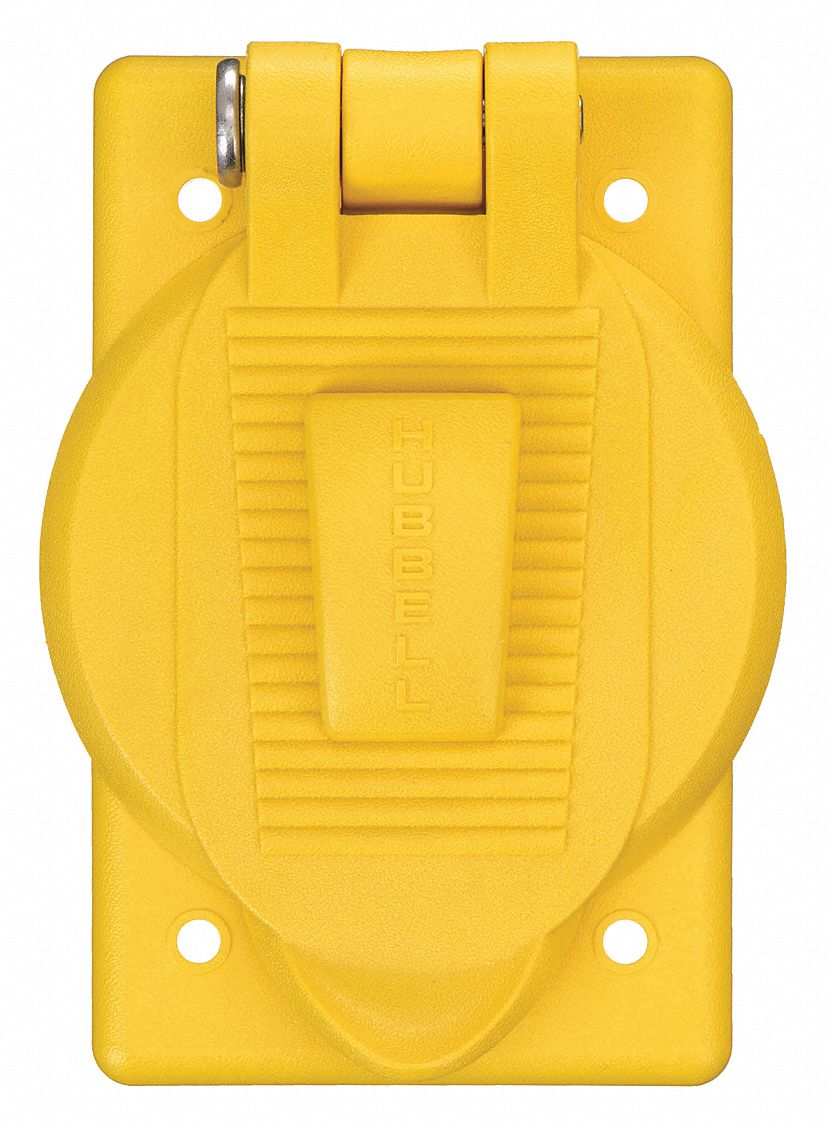 WEATHERPROOF COVER, POLYCARBONATE, RECEPTACLES/SWITCHES, 1 GANG