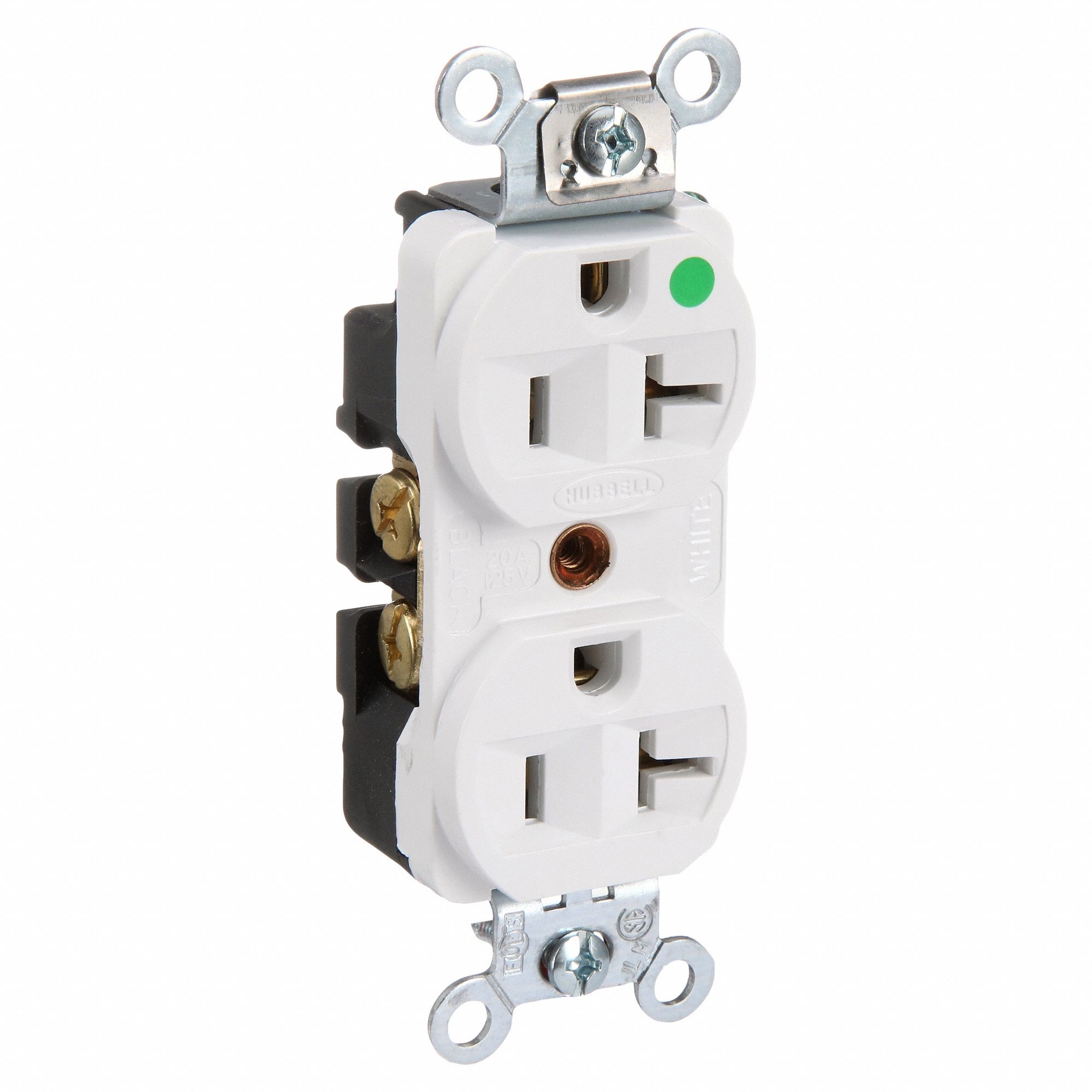 PRISE DUP 20A 125V HG T UL SEUL