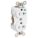 RECEPTACLE, DUPLEX, 5-20R, 20 A, 125V AC, WHITE, 2 POLE/3 WIRE POLES AND WIRES