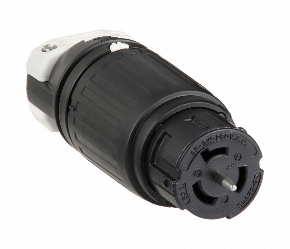 HUBBELL Conector de Bloqueo, NEMA No NEMA, 50A, 250VCA, Amperes 50 ...
